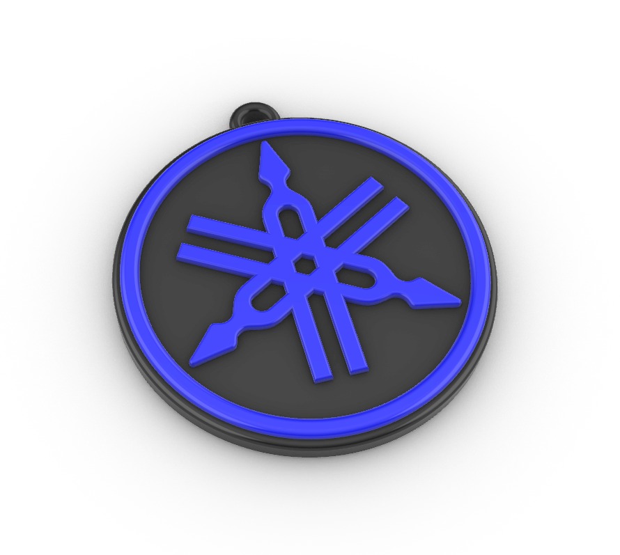 Yamaha Logo Azul - Moto